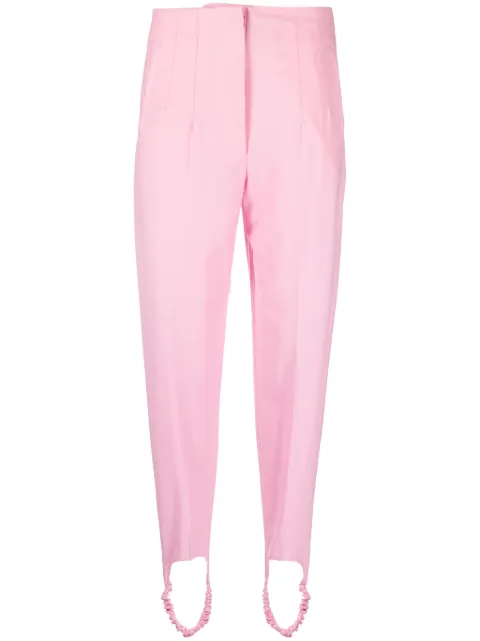 Giuseppe Di Morabito high-waisted wool-blend leggings Pink FW23085PA229