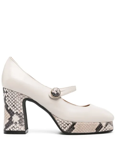 Roberto Festa Kangra 95mm leather pumps Neutrals KANGRA