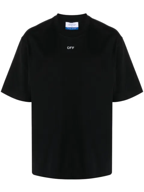 Off-White Off Stamp Skate T-shirt Black OMAA120C99JER0051001