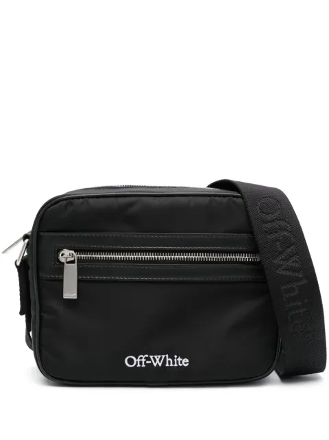 Off-White Core logo-print camera bag Black OMNQ080C99FAB0011000