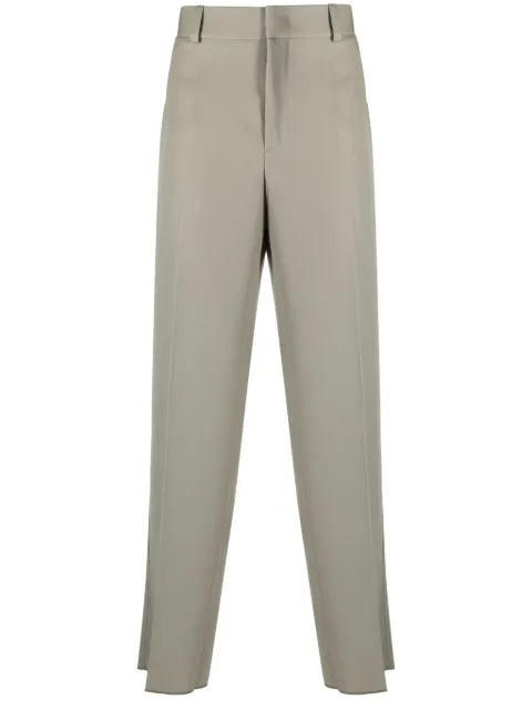 Jil Sander straight-leg tailored trousers Green J23KA0003J40002