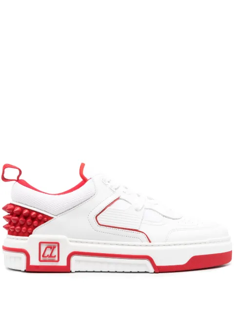 Christian Louboutin spike stud panel leather sneakers White 3230887J679