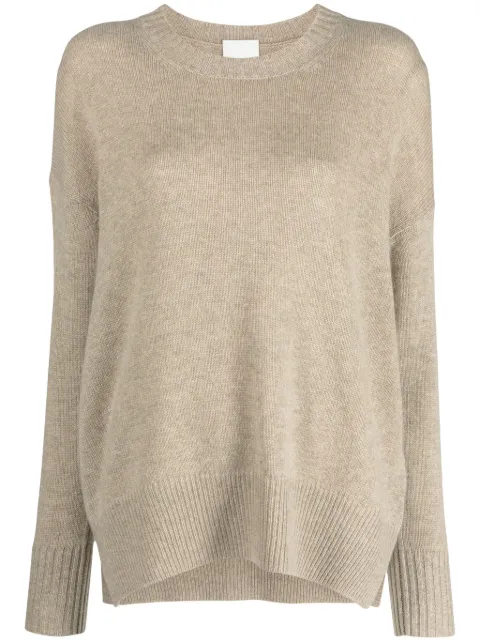 Allude drop-shoulder cashmere jumper Brown 11151
