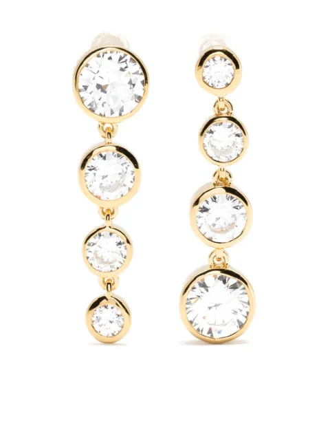Completedworks crystal-embellished drop earrings Gold Z29