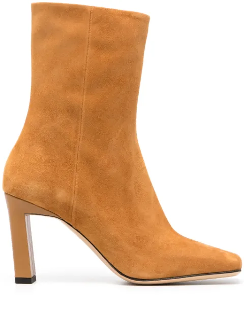 Wandler Isa Sleepy 85mm suede boots Brown ISABOOT