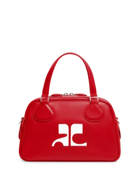 Courrèges Reedition leather bowling bag Red PERGSA062CR0045