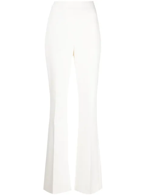 Akris high-waisted flared trousers White 0696389507748