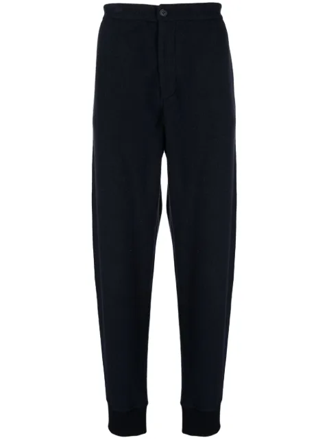Giorgio Armani high-waist tapered-leg trousers Blue 6RSP54SJSFZ