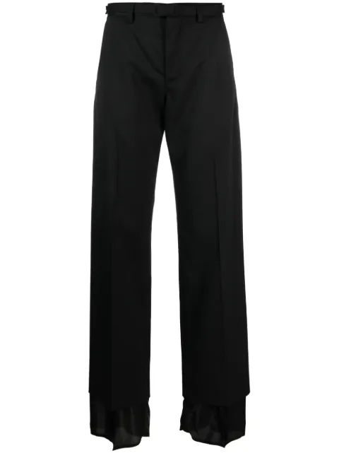 MM6 Maison Margiela high-waisted flared trousers Black S62KB0171S47848
