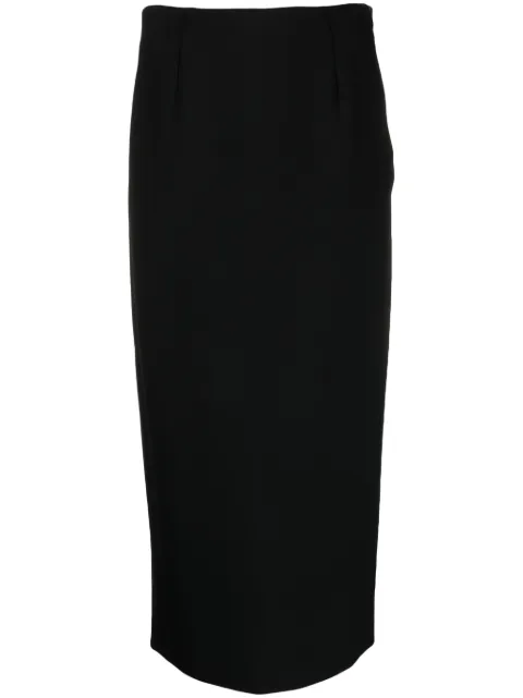 Emporio Armani high-waisted straight skirt Black H4NN27E2006