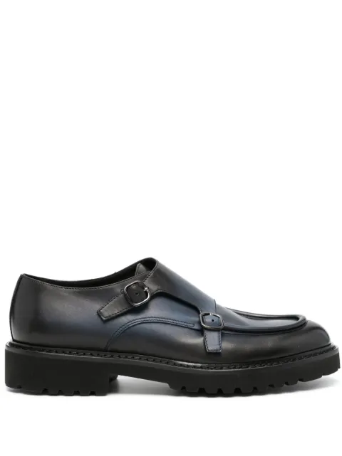 Doucal's double-buckle monk shoes Black DU2738PHILUF159NB28