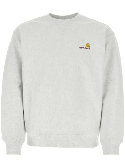 Carhartt WIP American Script logo-embroidered sweatshirt Grey I025475
