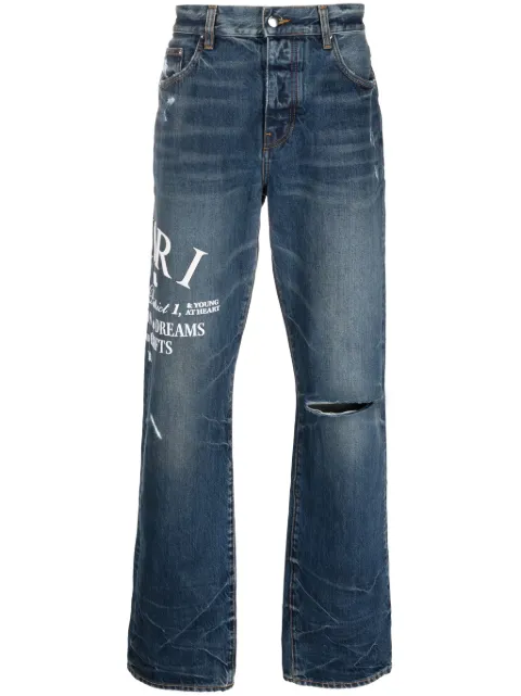 AMIRI Arts District straight-leg jeans Blue PF23MDF023DRI523