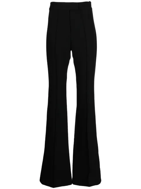 Alex Perry high-waisted flared trousers Black W3310678