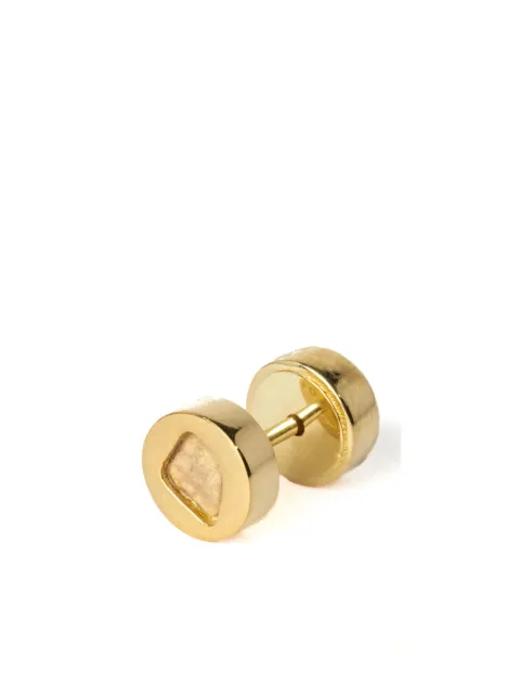 Parts of Four diamond tiny stud earring Gold 10359YGADIA