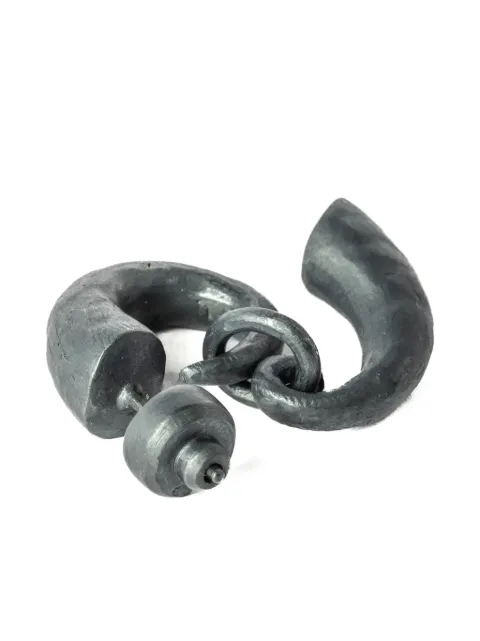 Parts of Four Little Horn Pendant earring Black E22043KA