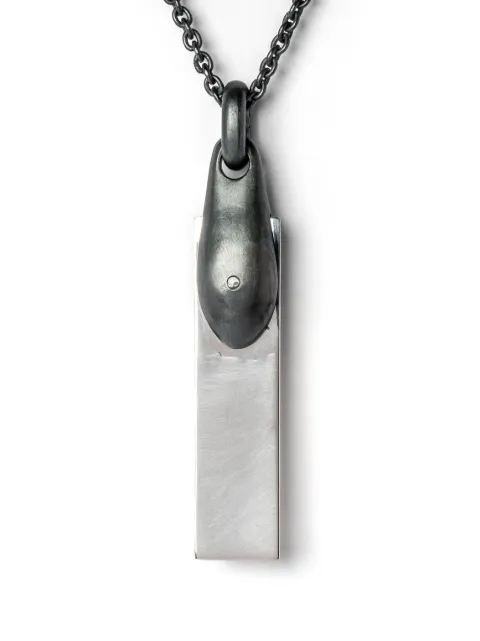 Parts of Four Chrysalis sterling silver necklace Grey 23308PAKA