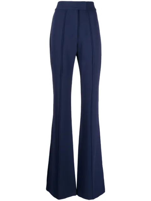 Alex Perry high-waisted flared trousers Blue W2308786