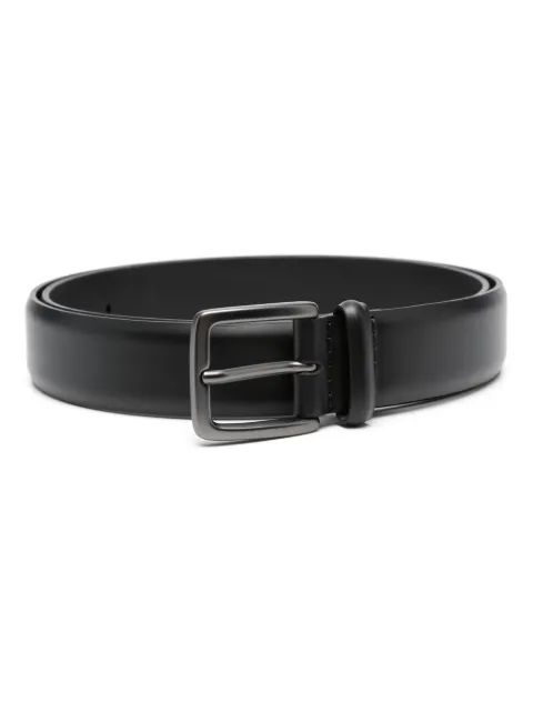 Orciani leather buckle belt Black U08200MNA