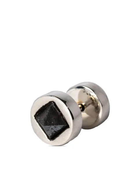 Parts of Four crystal-pyramid stud earring Silver 22358PAMAG