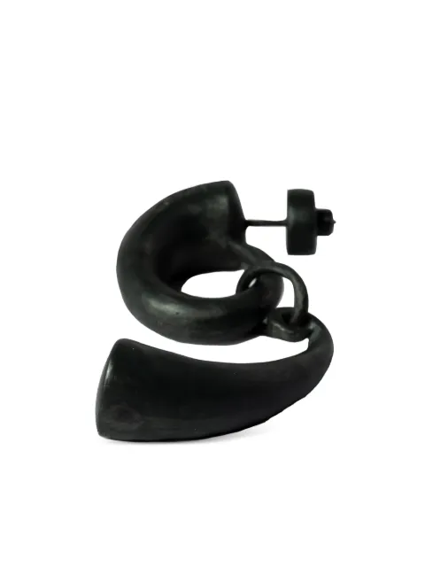Parts of Four Horn Pendant earring Black E22044KA