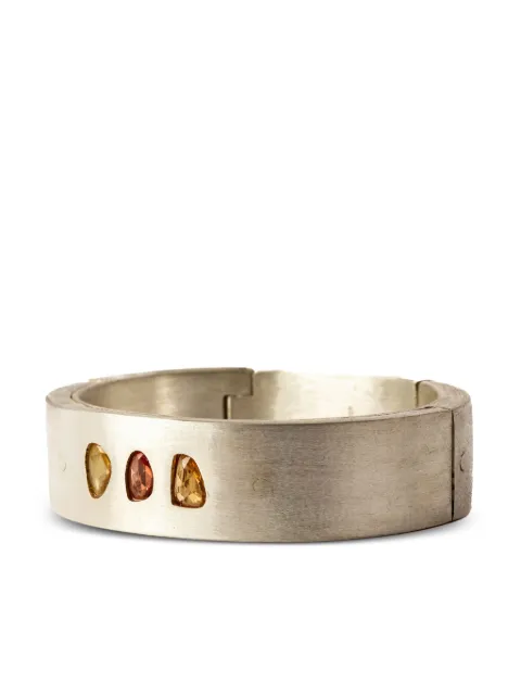 Parts of Four Sistema sapphire-slab bracelet Neutrals 17371MASAF