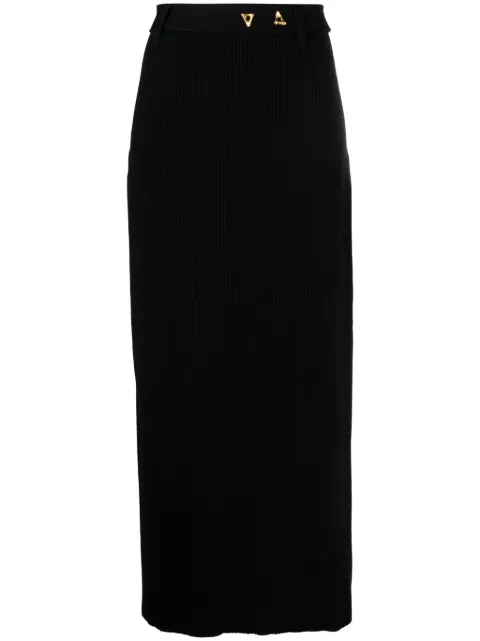 AERON Forum knitted midi skirt Black SK196442