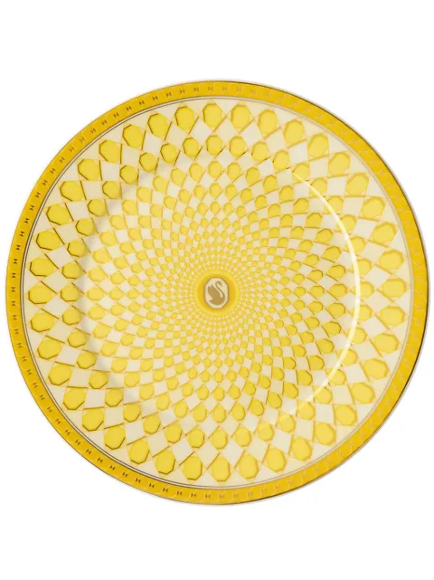 Swarovski Signum plate (18cm) Yellow 1985042635210218