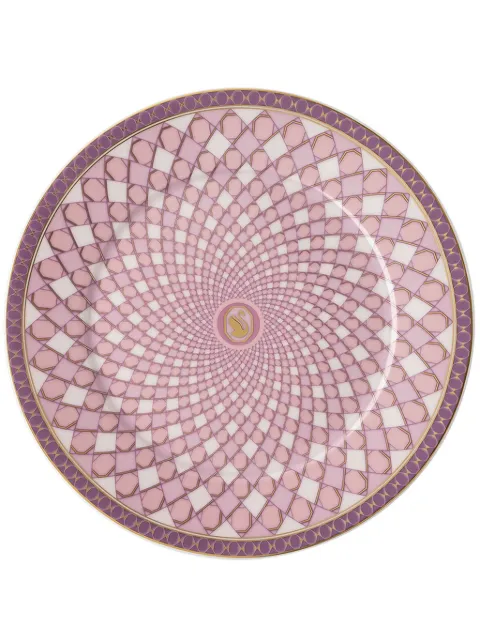 Swarovski Signum plate (18cm) Pink 1985042635010218