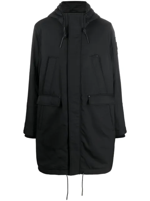 Moose Knuckles hooded parka coat Black M33MP244