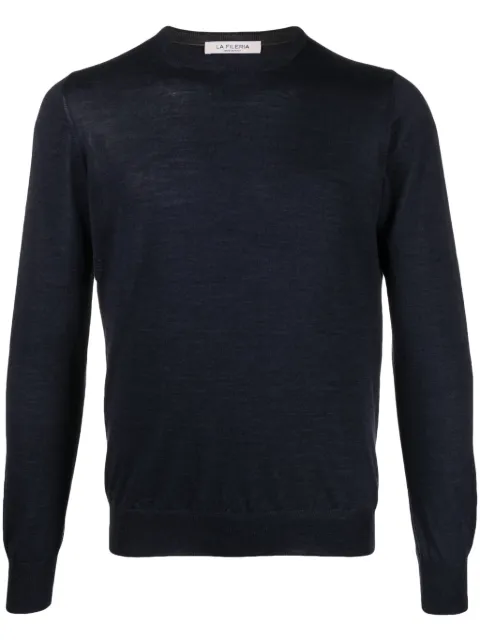 Fileria crew-neck long-sleeve jumper Blue 5716713190