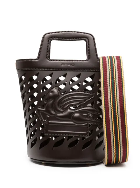 ETRO Coffa leather bucket bag Brown 1P0782211