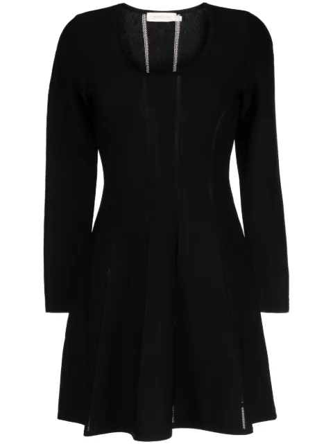 ZIMMERMANN Luminosity knitted minidress Black 7763DF231