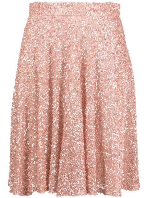Gemy Maalouf sequined high-waist miniskirt Pink LPR185314SS