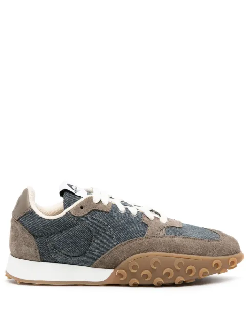 Marine Serre MS-Rise denim sneakers Blue WFW006UDEN0002GR30
