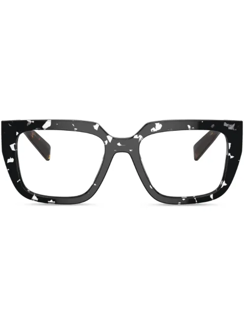 Prada Eyewear tortoiseshell cat-eye frame glasses Brown SPRA03V15O1O1