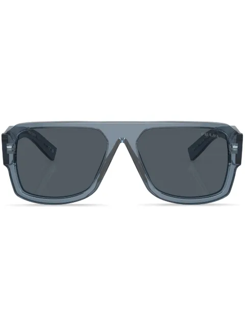 Prada Eyewear square-frame transparent sunglasses Grey SPR22Y19O70B
