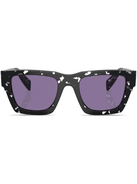 Prada Eyewear tortoiseshell-effect square sunglasses Black PRA06S