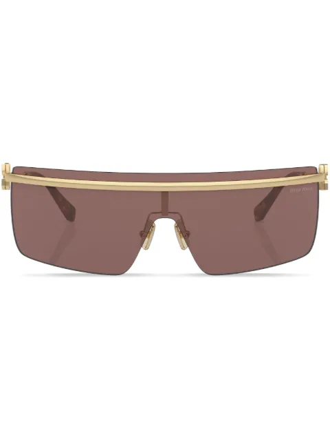 Miu Miu Eyewear rimless tinted sunglasses Gold SMU50ZZVN70D