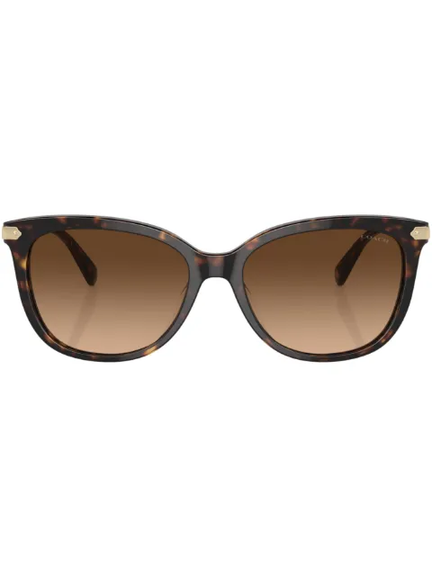 Coach tortoiseshell-effect sunglasses Brown HC8378U512074