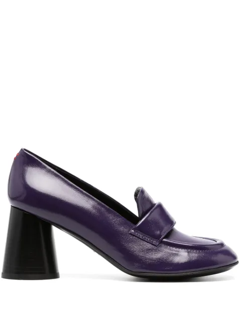 Halmanera ACE03 70mm leather pumps Purple ACE03