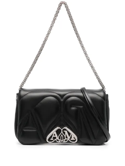 Alexander McQueen small The Seal shoulder bag Black 7573751BLE2