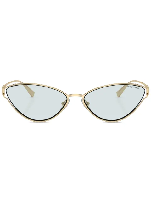 Tiffany & Co Eyewear cat-eye frame tinted-lenses sunglasses Gold TF30956196MF
