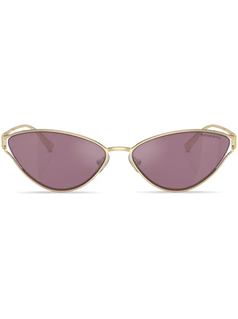 Tiffany & Co Eyewear cat-eye frame tinted-lenses sunglasses Gold TF30956194AK