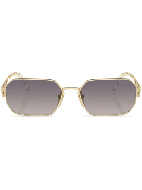 Prada Eyewear rectangle-frame sunglasses Gold SPRA51ZVN30C