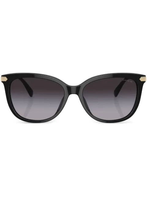 Coach logo-lettering sunglasses Black HC8378U50028G