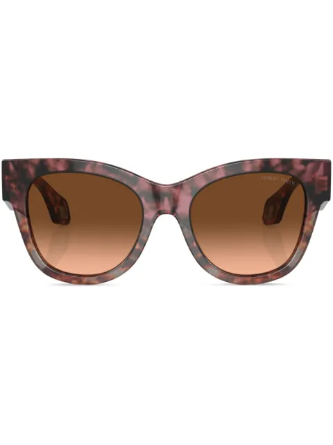Giorgio Armani gradient-lens cat-eye frame sunglasses Brown AR8195U60320A