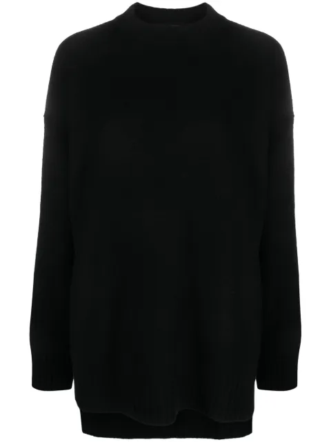 Jil Sander long-sleeve crew-neck wool jumper Black J02GP0151J14506