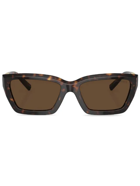 Tiffany & Co Eyewear T rectangle-frame sunglasses Green TF421380153G