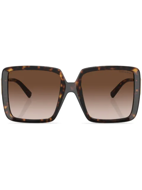 Tiffany & Co Eyewear T square-frame sunglasses Green TF4212U80153B